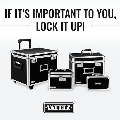 Vaultz Locking Medicine Storage Box with Combination Lock, 3.75" x 11.88" x 5.25", White (VZ00346) in Saudi Arabia
