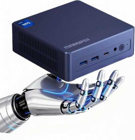 Mini PC ، Intel 12th N95 (حتى 3.4 جيجا هرتز) كمبيوتر ميني ، ذاكرة الوصول العشوائي 16 جيجا بايت 512GB SSD ، USB3 ، N95 MINI Desktop Computers تدعم 4K UHD DAND DAND in Saudi Arabia