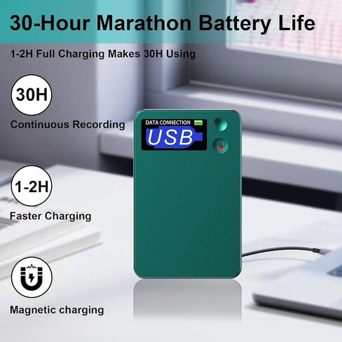 Digital Voice Recorder with 8GB TF Card Expansion Memory, Easy to Use in Saudi Arabia
