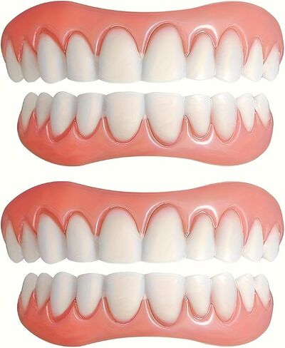 Cosmetic Dental Veneers, Upper and Lower False Teeth Set, Comfortable Fit, Natural Looking Smile in Saudi Arabia