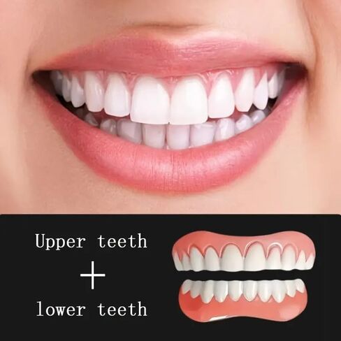 Cosmetic Dental Veneers, Upper and Lower False Teeth Set, Comfortable Fit, Natural Looking Smile in Saudi Arabia