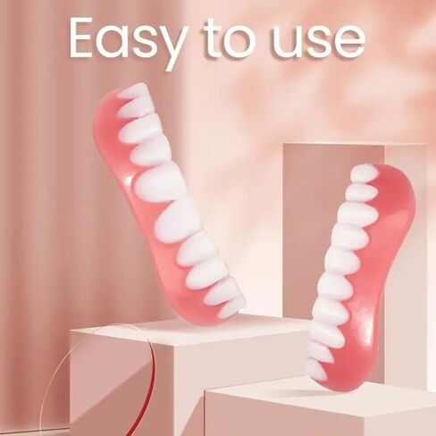 Cosmetic Dental Veneers, Upper and Lower False Teeth Set, Comfortable Fit, Natural Looking Smile in Saudi Arabia