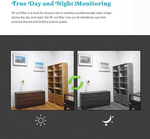 Home Security System 4Ch DVR Kits with 4pcs 1080P Waterproof Bullet Analog AHD TVI CVI Camera 3MP Lens Color Night Vision Outdoor Surveillance Wired CCTV Set (Include 500GB HDD) 24/7 Recording in Kuwait