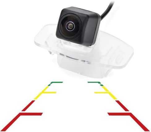Vlicevrn HD Golden Fisheye Vehicle Car Rear View Camera Fixed Parking Line Night Vision Backup Parking Camera for Honda Accord/Spirior/Honda City/Fit Sedan/Honda Civic/Ciimo/Honda Crider in Saudi Arabia