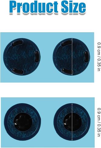 4pcs Rubber Feet Mat Replacement for Microsoft Surface Laptop 3 4 5, Diameter 0.35in Laptop Rubber Feet Slip-Resistant Laptop Case Bottom Rubber Feet Pad Blue Gray in Saudi Arabia
