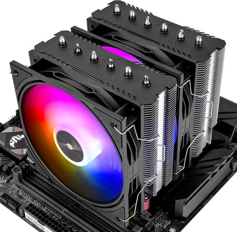 Thermalright Peerless Assassin 120 SE V3 CPU Air Cooler, 6 Heat Pipes, Double Tower Double Fan, TL-P12 PWM Fans, Aluminium Heatsink Cover, for AM4/AM5/Intel LGA1851/1700/1150/1151/1200（PA120SE V3） in Saudi Arabia
