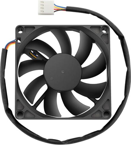 GDSTIME 2Pcs 4020 4Pin 12V PWM Dual Ball Bearing Brushless DC Cooling Fan 40mm x 40mm x 20mm for 1U Server Case, 3D Printer, Switch, NVR, NAS in Kuwait