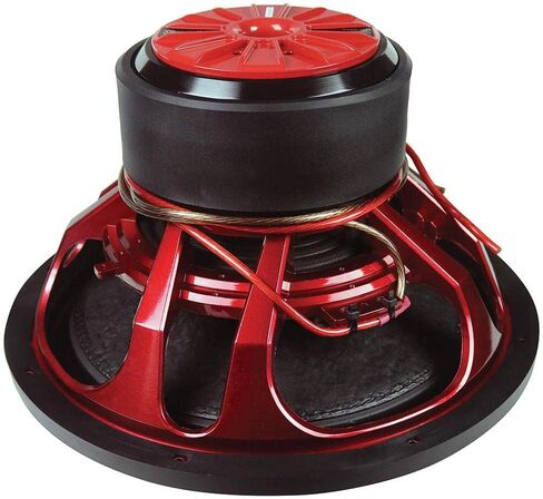 American Bass Hawk 12" SUBWOOFER, 1500 Watts RMS/3000 Watts Max Power, 4 Ohm Voice Coils, Heavy Duty cast Aluminum red Powder Coated Basket in Saudi Arabia