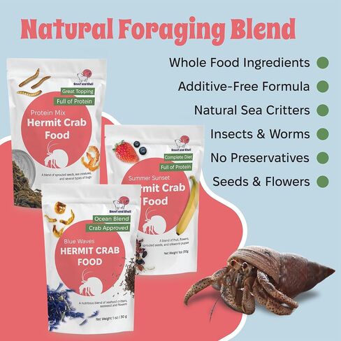 A Trio of Delightful Offerings - Crabby Bug Blend, Fruity Breakfast Blend, and Deep Ocean GreenSand - All in One Bundle Pack of 3 in Kuwait