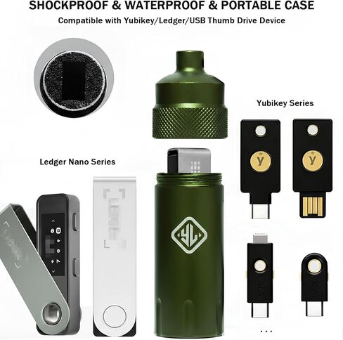 حالة حماية أجهزة Cryptocurrency محفظة (أسود ، compactpod2 ل Nano x) in Kuwait