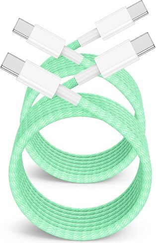 كابل Car Carplay لـ Apple iPhone 16 Pro Max/16 Plus/15 Pro/15 ، 2pack 6ft USB A to USB C Carplay Charger Cable Coll for iPad Pro 12.9/11 بوصة/iPad Air 5th/iPad mini 6th gen ipad cable c cable in Kuwait