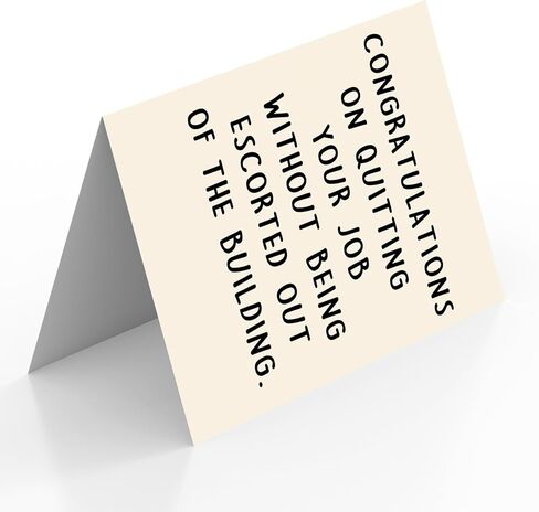 Naughty Leaving Card for Him Her, Happy Farewell Card for Him Her, Humor Going Away Gifts for Coworker Colleagues, Unique Leaving Gift Ideas for Work Bestie，New Job Card in Kuwait