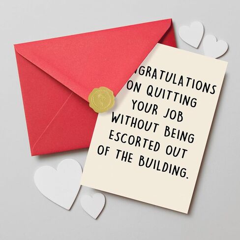 Naughty Leaving Card for Him Her, Happy Farewell Card for Him Her, Humor Going Away Gifts for Coworker Colleagues, Unique Leaving Gift Ideas for Work Bestie，New Job Card in Kuwait