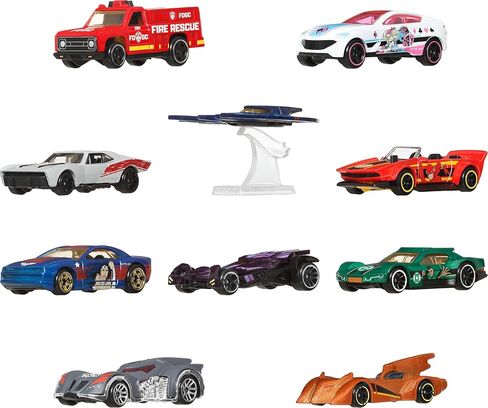 Hot Wheels Batman Toy Car 5-Pack, Set of 5 1:64 Scale Die-Cast Batman-Themed Vehicles Including The Batmobile in Kuwait