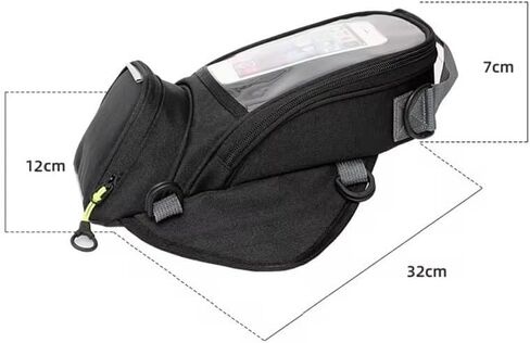 Magnetic Tank Bag for Motorcycles Universal Phone Holder Water Resistant Gas Tank Pouch in Saudi Arabia