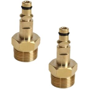 2Pcs Gold M22 Adapter High Pressure Washer Hose Adapter Pressure Pipe Quick Connector Converter Fitting for K Series Replacement,Pressure Washer Hose Adapter Pressure Washer Parts and Accessories in Kuwait