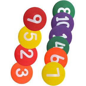 Football Training Logo Plate 10 Pack Soccer Training Markers TPE Material Random in Kuwait