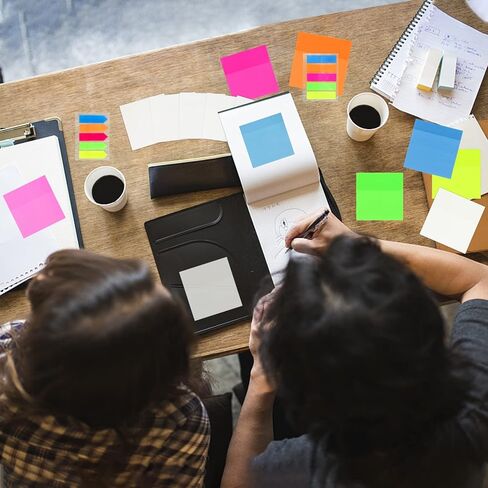 600 قطعة من الملاحظات اللاصقة الشفافة مجموعة ملاحظات لاصقة شفافة ذاتية اللصق مضادة للماء لمذكرة مخطط المكتب والمدرسة (3 × 3 بوصات) in Kuwait