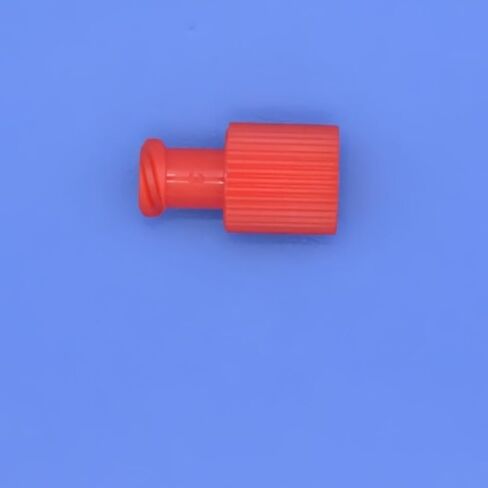 مخاريط إغلاق حمراء من Hynec Luer Stopper، 100 عبوة، أغطية قفل Luer معقمة من EO - مزيج من الوظيفة المزدوجة للموصلات الذكور/الإناث in Kuwait