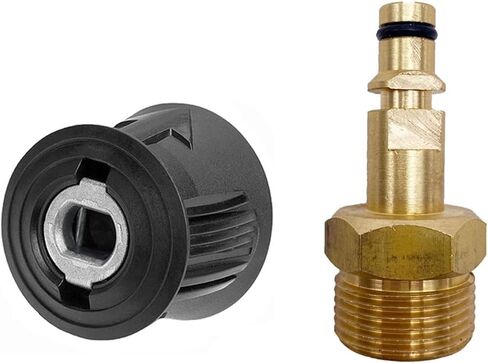 2Pcs Gold M22 Adapter High Pressure Washer Hose Adapter Pressure Pipe Quick Connector Converter Fitting for K Series Replacement,Pressure Washer Hose Adapter Pressure Washer Parts and Accessories in Kuwait