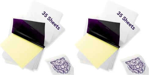 Phomemo Tattoo Transfer Paper - Thermal Stencil Paper 50 Sheets, 8.5"x11" A4 Size, Tattoo Stencil Printer Paper for Tattoo Transfer Kit Tattoo Supplies in Saudi Arabia