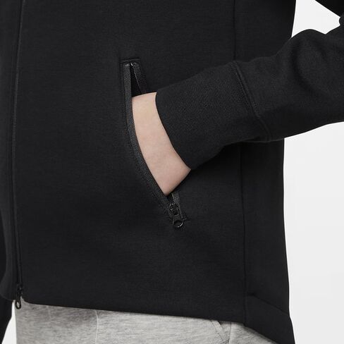 هودي NSW Tech Fleece بسحاب كامل للفتيات من Nike (للأطفال الصغار/الأطفال الكبار) in Saudi Arabia