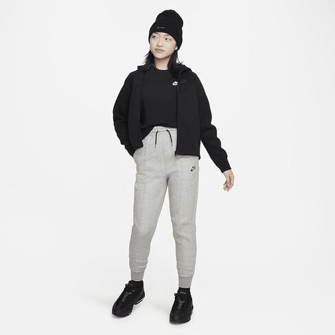 هودي NSW Tech Fleece بسحاب كامل للفتيات من Nike (للأطفال الصغار/الأطفال الكبار) in Saudi Arabia