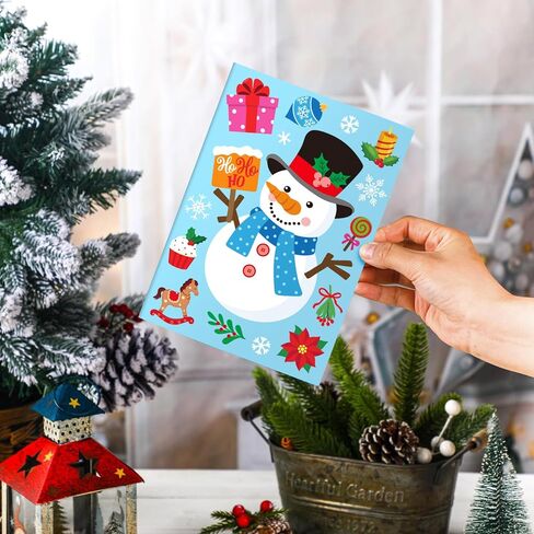 Fullhawl 48 Set Father's Day Card Making Kits DIY Father's Day Craft with Stickers and Envelopes Make Your Own Greeting Card Handmade Dad Gift for Party Home Activities in Kuwait