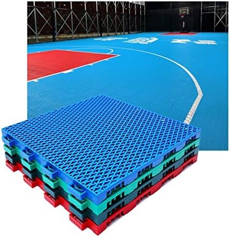 Interlocking Outdoor Sports Flooring Tiles - DIY Easy Install for Basketball, Tennis, Volleyball & Badminton Courts - Durable Multi-Sport Surface, Weather-Resistant, Slip-Resistant Design in Saudi Arabia