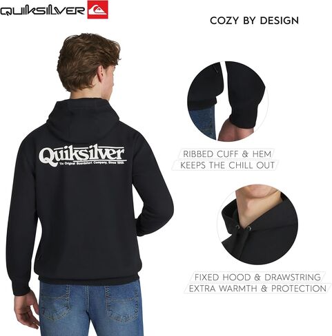 Quiksilver للرجال المنتظمة العادية Super Super Fleece Pullover Pullover sweatshirt in Saudi Arabia