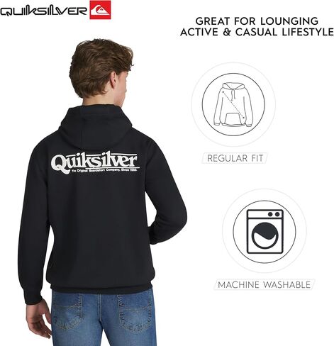 Quiksilver للرجال المنتظمة العادية Super Super Fleece Pullover Pullover sweatshirt in Saudi Arabia
