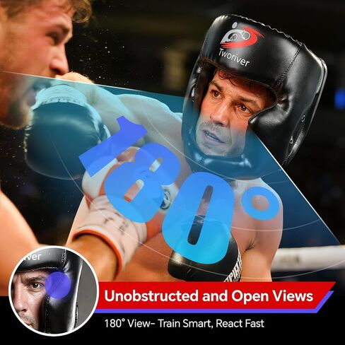 أغطية رأس الملاكمة، مقاس واحد يناسب جميع الأعمار، أغطية رأس MMA، خوذة ملاكمة من النوع المغلق، دعامة ركل MMA Muay Thai in Kuwait