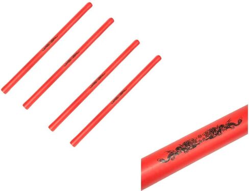 Lees Deluxe Escrima Set of 4 (Four) Safety Foam Sticks - Red in Saudi Arabia