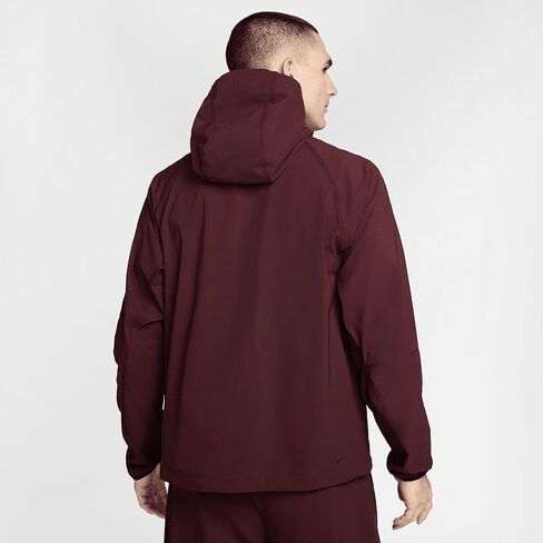 جاكيت منسوج للرجال من Nike Tech (HM7151-652، بورجوندي كراش/بورجوندي كراش/أسود) مقاس M in Saudi Arabia
