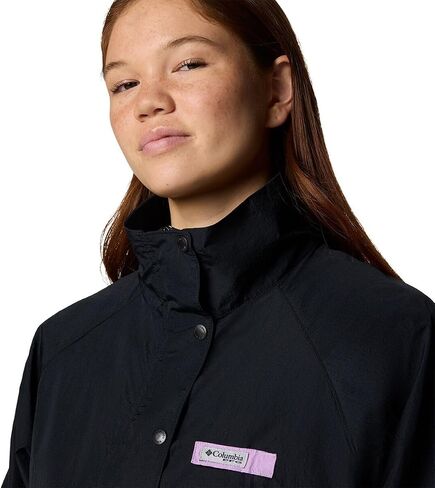 Columbia, PFG Open Water Windbreaker - Women's, Black/Hydrangea/Spring Yellow Wldblms, M in Saudi Arabia