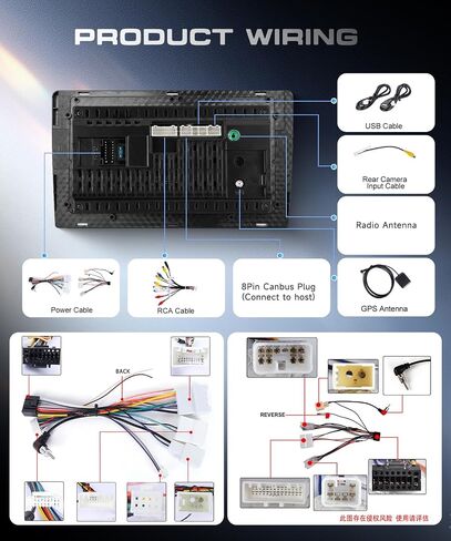 [8 CORE 2G+64G] Car Radio for Toyota Prado 2010 2011 2012 2013 with Wireless Carplay/Android Auto, 9 Inch Android 13 IPS Touch Screen Car Stereo, Bluetooth, GPS Navi, WiFi, SWC, DSP + Backup Camera in Saudi Arabia