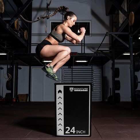 Fitvids Plyo Box, 3-in-1 Foam Plyometric Jump Box, Box Jump for for Home Gym Training Fitness Workout Exercise Platform, Multiple Colors in Saudi Arabia