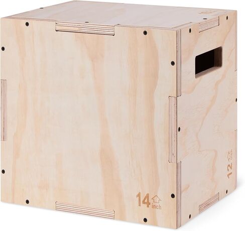 Amazon Basics Plyometric Jump Box، Plyo Box Jumps لصالة الألعاب الرياضية المنزلية in Saudi Arabia