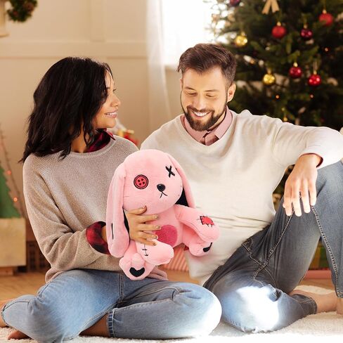 الأرنب القوطي أفخم الأرنب محشوة الحيوان الرعب بلوشي عيد الفصح محشوة الحيوان مخيف الأرنب مخيف محشوة الحيوان مجنون أرنب بلوشي لعبة in Kuwait