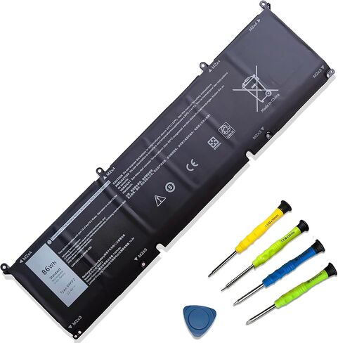 69KF2 86WH استبدال البطارية لـ Dell XPS 15 9500 9510 9520 G15 5510 5511 5515 5520 5521 Precision 5550 5560 5570 G5 G7 G16 P872 P87F in Kuwait