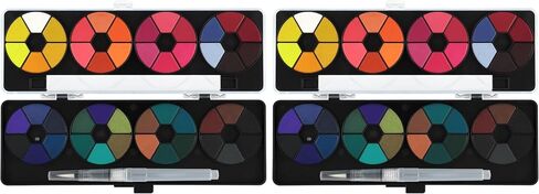 Creative Inspirations Professional Watercolor Paint Set - 48 Dye-Based Watercolor Paints for Adults - Compact, Vibrant, Travel-Friendly Set with Water Brush Pen and Mixing Lid in Saudi Arabia