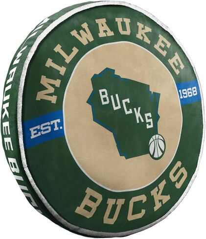 وسادة سحابة للسفر مقاس 15 بوصة من Northwest 1NBA148000015RET Company Milwaukee Bucks، متعددة الألوان in Saudi Arabia