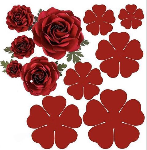 Different Flowers Petal Cutting Dies,DIY Scrapbooking Artist Metal Cutting Dies Stencils Practice Hands-on DIY Scrapbooking Album Craft dies Tool Whole size 15.2 X 10.3cm in Kuwait
