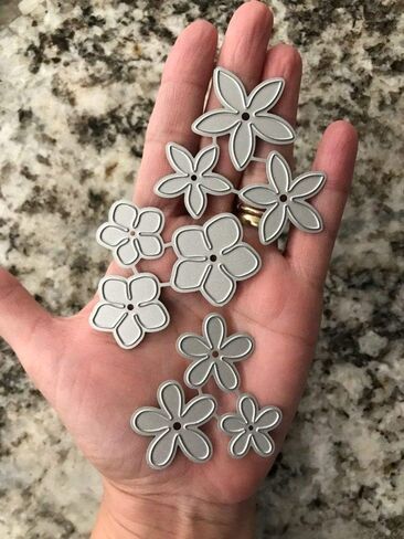 Different Flowers Petal Cutting Dies,DIY Scrapbooking Artist Metal Cutting Dies Stencils Practice Hands-on DIY Scrapbooking Album Craft dies Tool Whole size 15.2 X 10.3cm in Kuwait