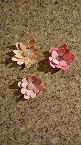 Different Flowers Petal Cutting Dies,DIY Scrapbooking Artist Metal Cutting Dies Stencils Practice Hands-on DIY Scrapbooking Album Craft dies Tool Whole size 15.2 X 10.3cm in Kuwait