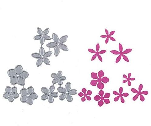 Different Flowers Petal Cutting Dies,DIY Scrapbooking Artist Metal Cutting Dies Stencils Practice Hands-on DIY Scrapbooking Album Craft dies Tool Whole size 15.2 X 10.3cm in Kuwait