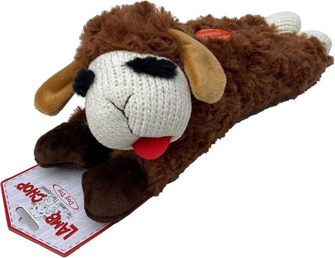 HDP Lambchop Plush Dog Toy 24 "مع صرير اللون: أبيض 24" الحجم: حزمة 1 in Kuwait