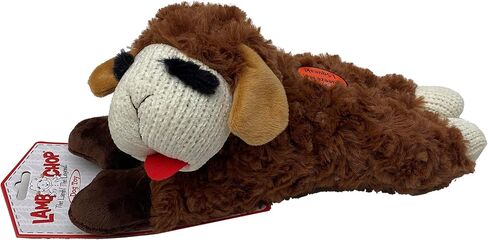 HDP Lambchop Plush Dog Toy 24 "مع صرير اللون: أبيض 24" الحجم: حزمة 1 in Kuwait