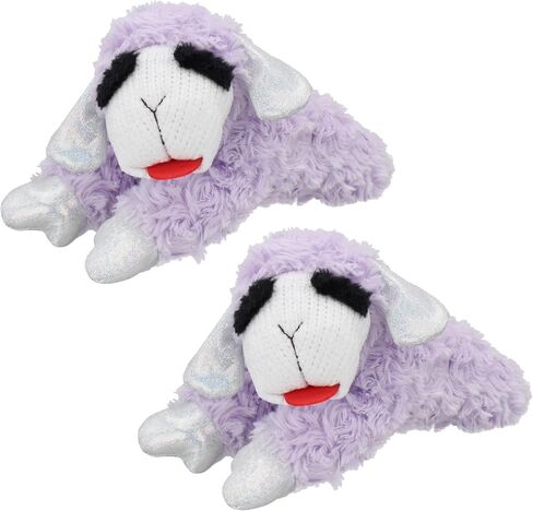 HDP Lambchop Plush Dog Toy 24 "مع صرير اللون: أبيض 24" الحجم: حزمة 1 in Kuwait