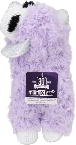 HDP Lambchop Plush Dog Toy 24 "مع صرير اللون: أبيض 24" الحجم: حزمة 1 in Kuwait